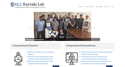 Desktop Screenshot of kavrakilab.org